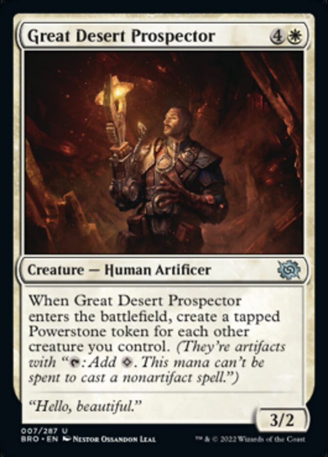 Great Desert Prospector [The Brothers' War] | Devastation Store