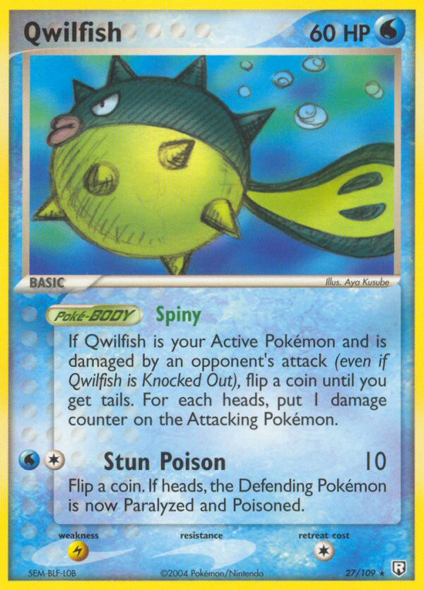 Qwilfish (27/109) [EX: Team Rocket Returns] | Devastation Store