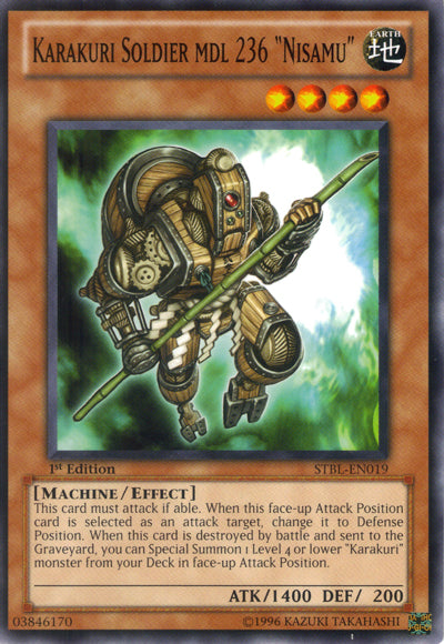 Karakuri Soldier mdl 236 Nisamu [STBL-EN019] Common | Devastation Store