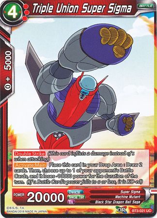 Triple Union Super Sigma [BT3-021] | Devastation Store