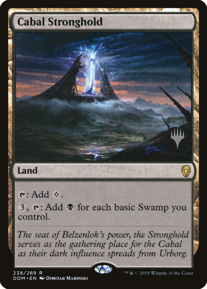 Cabal Stronghold (Promo Pack) [Dominaria Promos] | Devastation Store