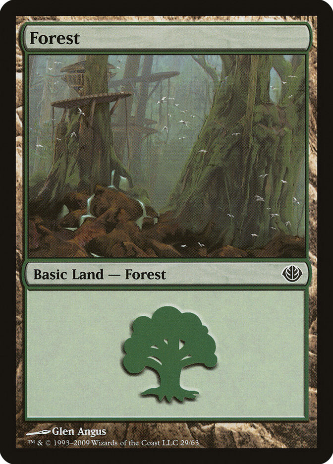 Forest (29) [Duel Decks: Garruk vs. Liliana] - Devastation Store | Devastation Store