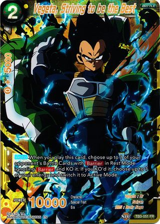 Vegeta, Striving to be the Best [TB3-051] | Devastation Store