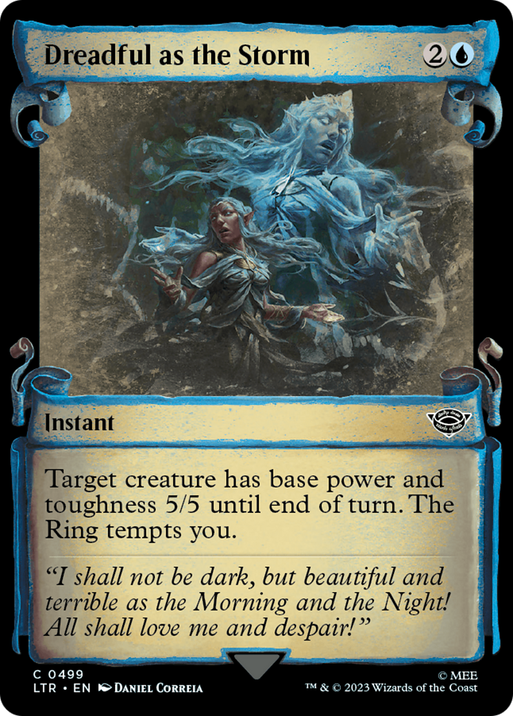 Dreadful as the Storm [The Lord of the Rings: Tales of Middle-Earth Showcase Scrolls] | Devastation Store