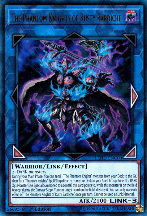 The Phantom Knights of Rusty Bardiche [LEHD-ENC00] Ultra Rare | Devastation Store