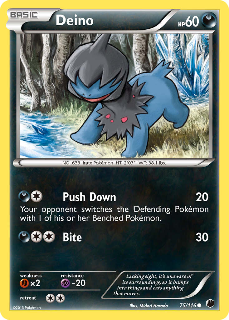 Deino (75/116) [Black & White: Plasma Freeze] | Devastation Store