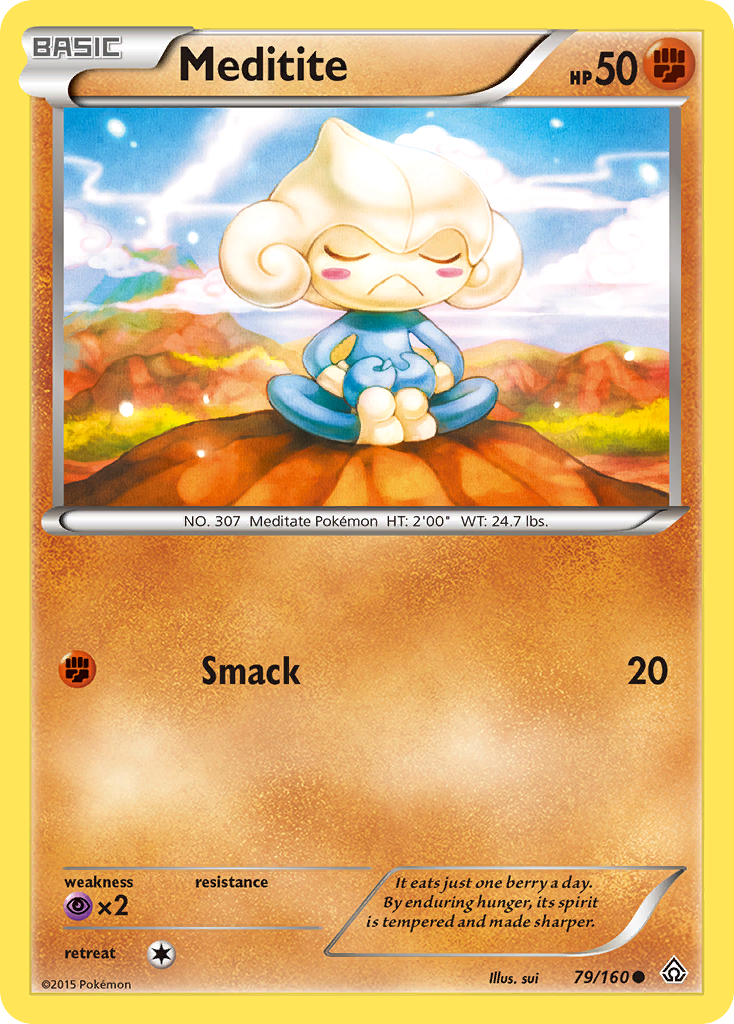 Meditite (79/160) [XY: Primal Clash] | Devastation Store