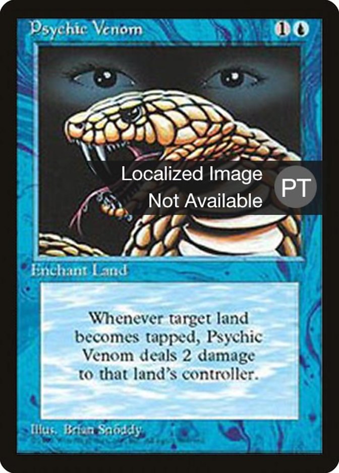 Psychic Venom [Fourth Edition (Foreign Black Border)] | Devastation Store