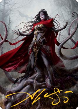 Geyadrone Dihada Art Card (53) (Gold-Stamped Signature) [Modern Horizons 2 Art Series] | Devastation Store