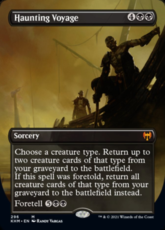 Haunting Voyage (Borderless Alternate Art) [Kaldheim] | Devastation Store