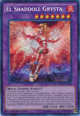 El Shaddoll Grysta [MP15-EN160] Secret Rare | Devastation Store