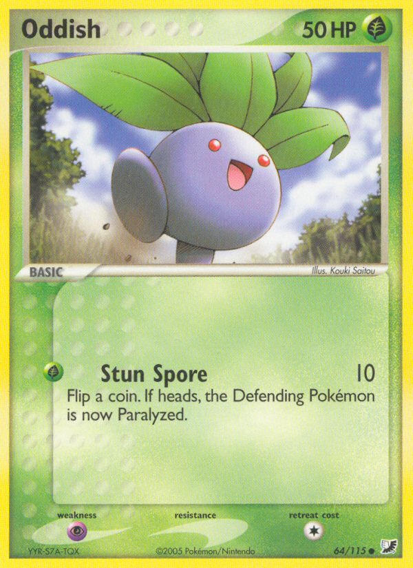 Oddish (64/115) [EX: Unseen Forces] | Devastation Store