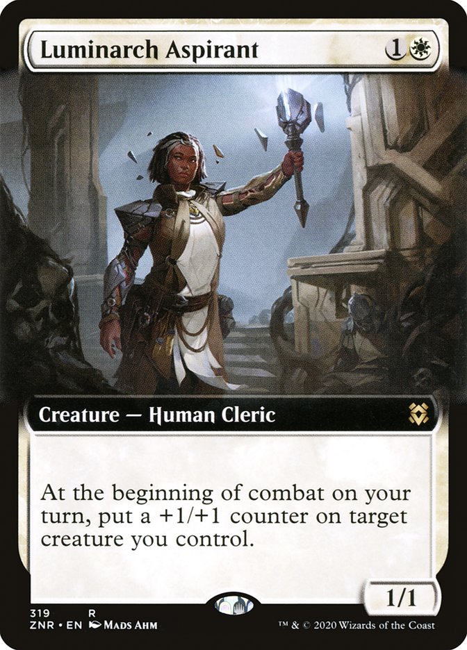 Luminarch Aspirant (Extended) [Zendikar Rising] | Devastation Store