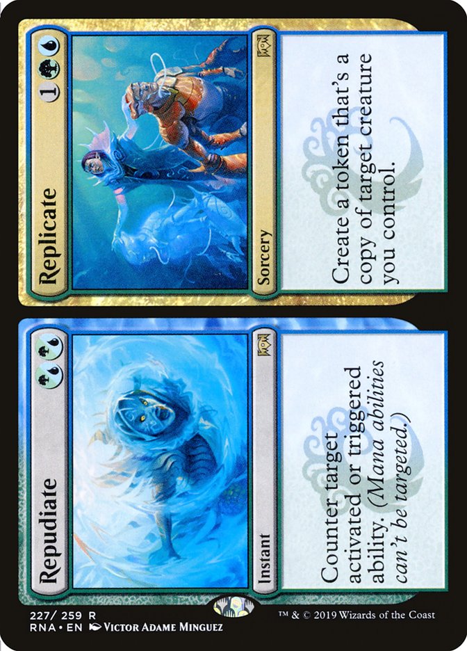 Repudiate // Replicate [Ravnica Allegiance] | Devastation Store