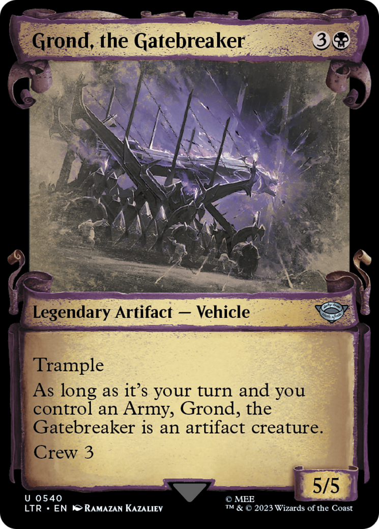 Grond, the Gatebreaker [The Lord of the Rings: Tales of Middle-Earth Showcase Scrolls] | Devastation Store