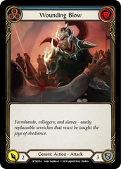 Wounding Blow (Blue) [WTR205-C] Alpha Print Normal - Devastation Store | Devastation Store