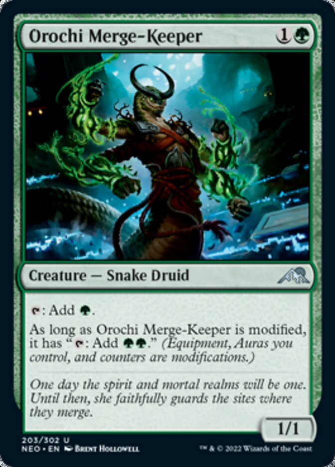 Orochi Merge-Keeper [Kamigawa: Neon Dynasty] | Devastation Store