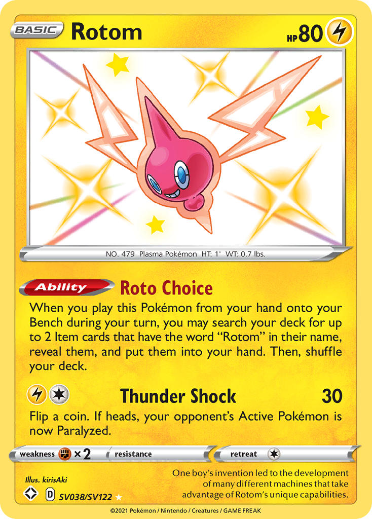 Rotom (SV038/SV122) [Sword & Shield: Shining Fates] | Devastation Store