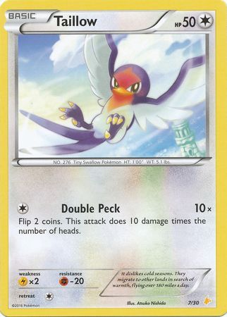 Taillow (7/30) [XY: Trainer Kit 3 - Pikachu Libre] | Devastation Store