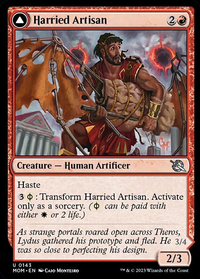 Harried Artisan // Phyrexian Skyflayer [March of the Machine] | Devastation Store