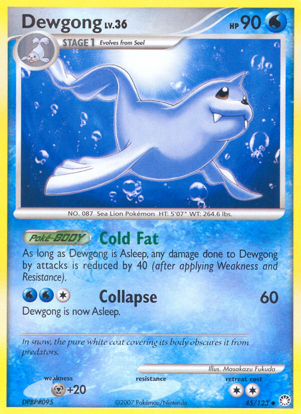 Dewgong (45/123) [Diamond & Pearl: Mysterious Treasures] | Devastation Store
