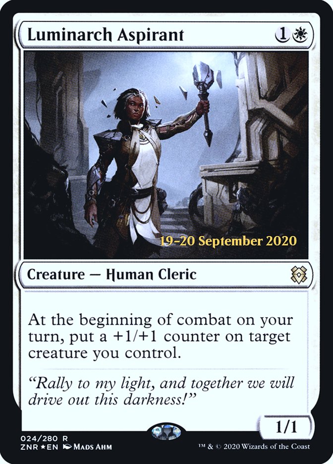 Luminarch Aspirant [Zendikar Rising Prerelease Promos] | Devastation Store