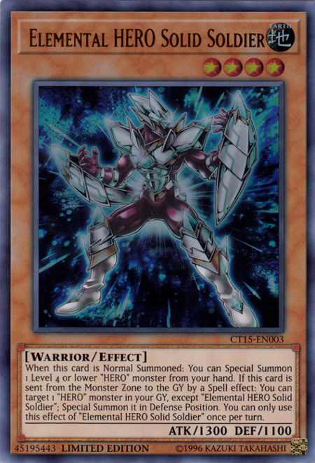 Elemental Hero Solid Soldier [CT15-EN003] Ultra Rare | Devastation Store