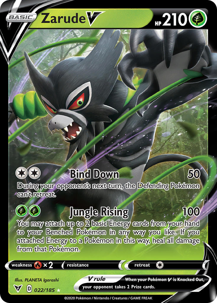 Zarude V (022/185) [Sword & Shield: Vivid Voltage] | Devastation Store