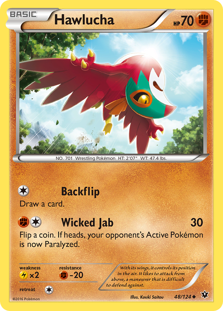 Hawlucha (48/124) [XY: Fates Collide] | Devastation Store