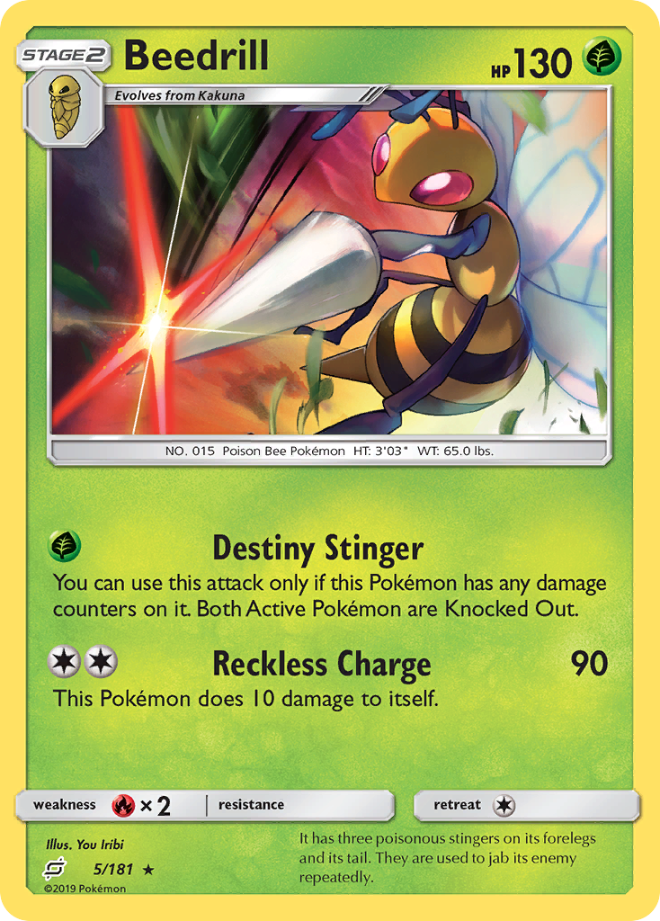 Beedrill (5/181) [Sun & Moon: Team Up] | Devastation Store