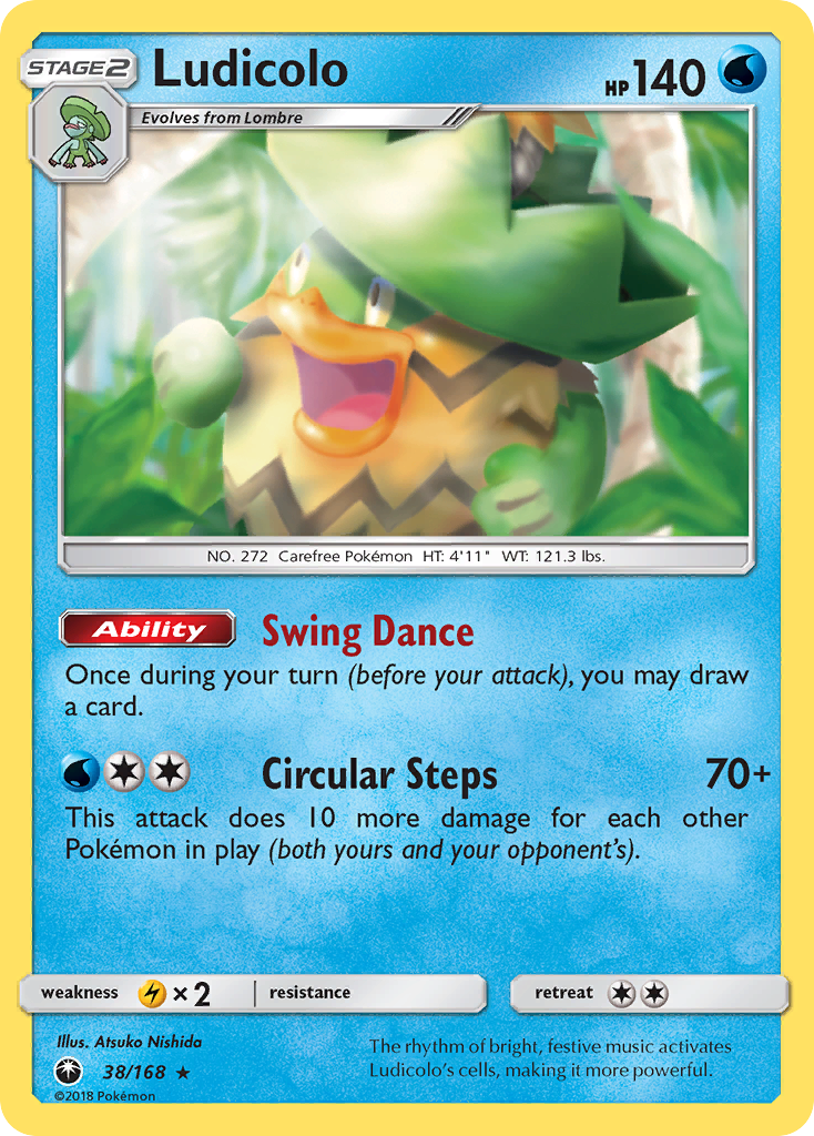 Ludicolo (38/168) [Sun & Moon: Celestial Storm] | Devastation Store