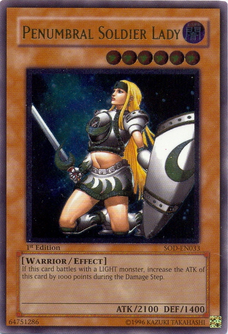 Penumbral Soldier Lady [SOD-EN033] Ultimate Rare | Devastation Store