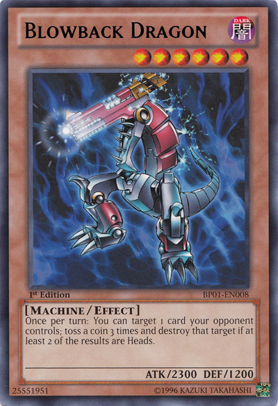 Blowback Dragon [BP01-EN008] Rare | Devastation Store