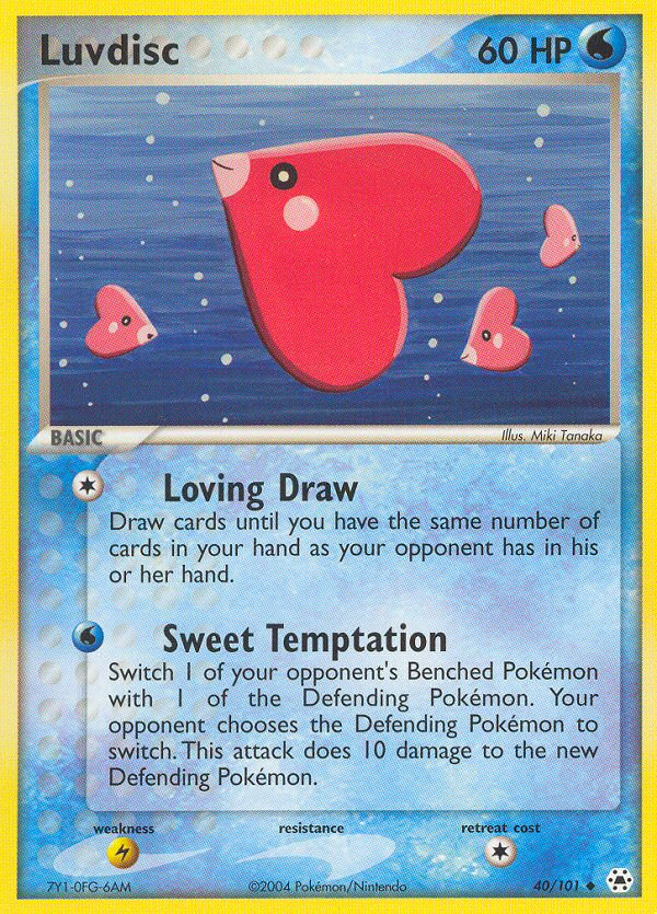 Luvdisc (40/101) [EX: Hidden Legends] | Devastation Store
