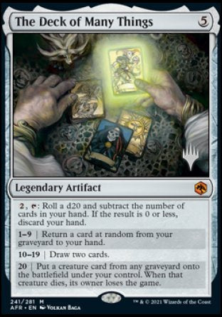 The Deck of Many Things (Promo Pack) [Dungeons & Dragons: Adventures in the Forgotten Realms Promos] | Devastation Store