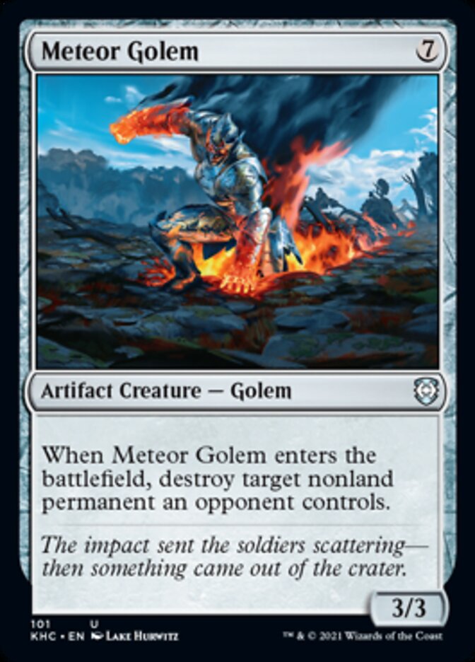 Meteor Golem [Kaldheim Commander] | Devastation Store