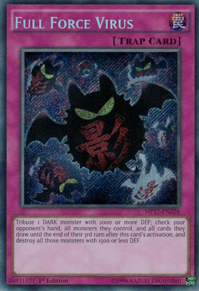 Full Force Virus [MP17-EN228] Secret Rare | Devastation Store