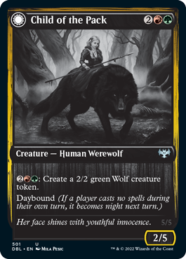 Child of the Pack // Savage Packmate [Innistrad: Double Feature] | Devastation Store