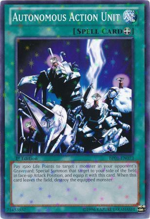 Autonomous Action Unit [BP01-EN073] Starfoil Rare | Devastation Store