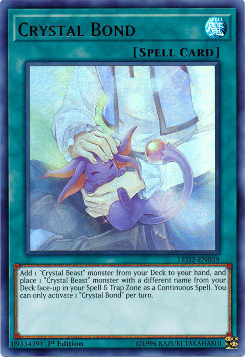 Crystal Bond [LED2-EN039] Ultra Rare | Devastation Store