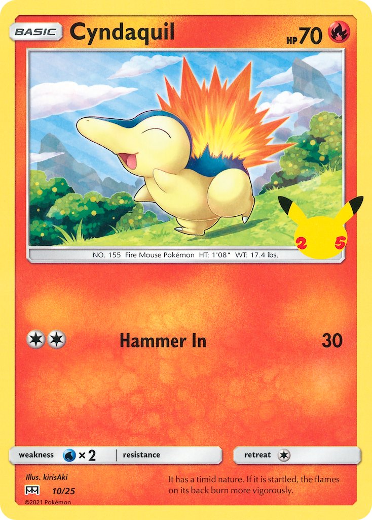 Cyndaquil (10/25) [McDonald's 25th Anniversary] | Devastation Store