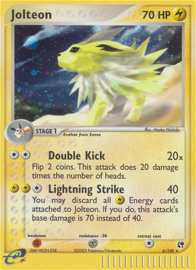 Jolteon (6/100) [EX: Sandstorm] | Devastation Store