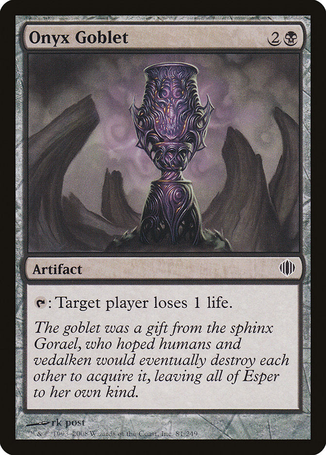 Onyx Goblet [Shards of Alara] - Devastation Store | Devastation Store