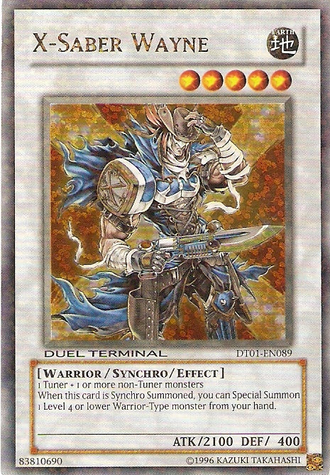 X-Saber Wayne [DT01-EN089] Ultra Rare | Devastation Store