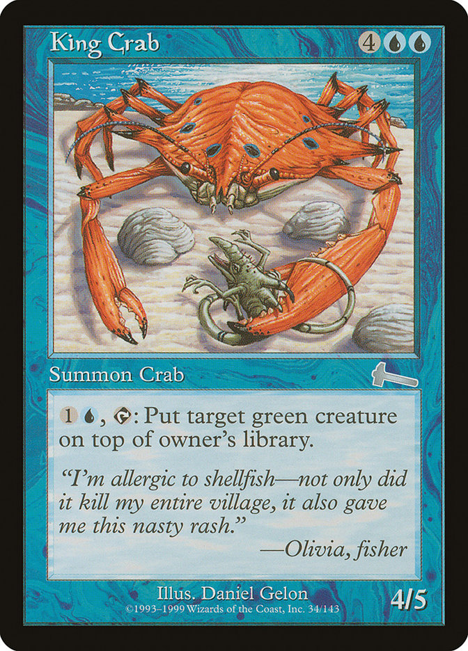 King Crab [Urza's Legacy] | Devastation Store