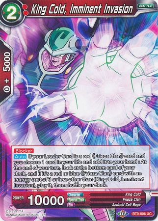 King Cold, Imminent Invasion [BT9-006] | Devastation Store