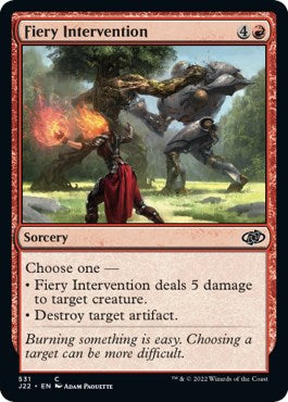 Fiery Intervention [Jumpstart 2022] | Devastation Store