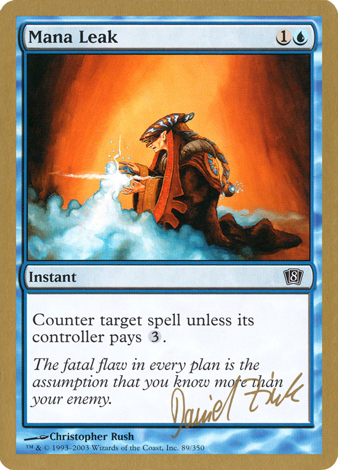 Mana Leak (Daniel Zink) [World Championship Decks 2003] | Devastation Store