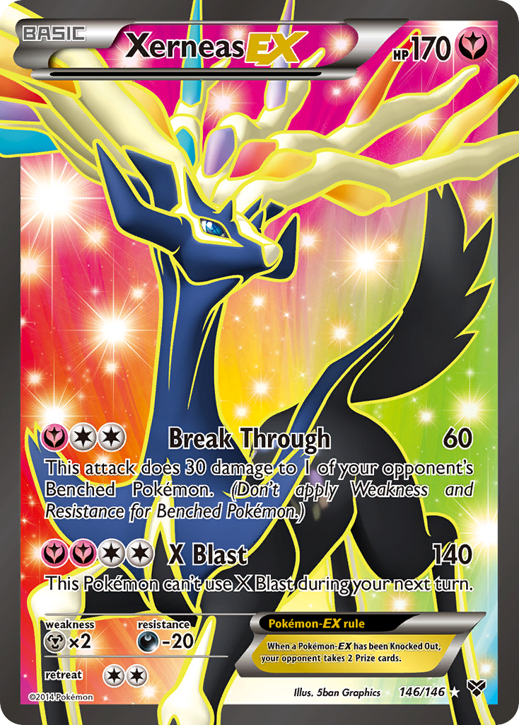 Xerneas EX (146/146) [XY: Base Set] | Devastation Store