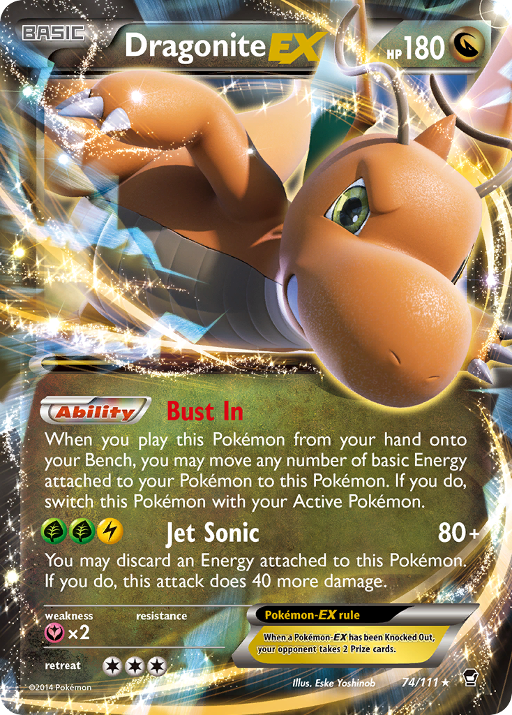 Dragonite EX (74/111) [XY: Furious Fists] | Devastation Store